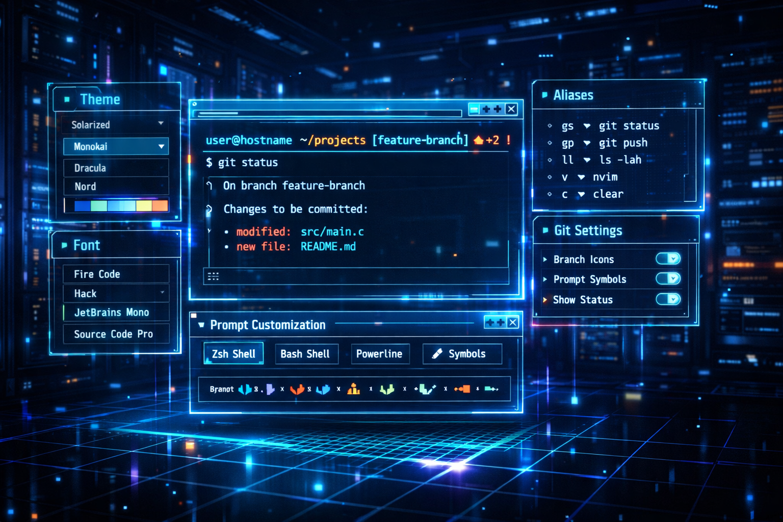 Terminal konfigurieren unter WSL2